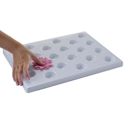 Obrázek FORMA NA KVĚTINY (půlkruh, prům. 40mm, výška 20mm)